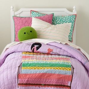 Land of Nod (Crate & Barrel Kids) Queen Size Princess and the Pea Coverlet